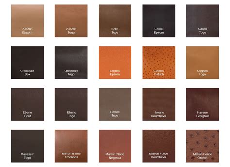 hermes epsom leather quality|Hermes leather color chart.